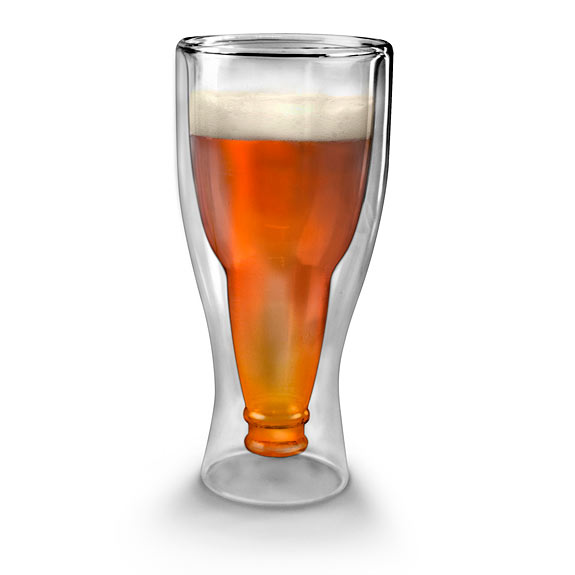 hopside down beer glass