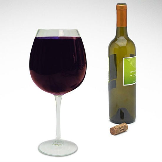 full bottle wine glass