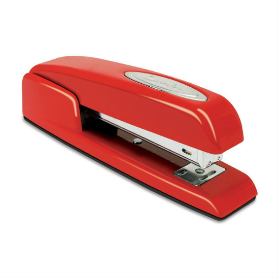 red stapler