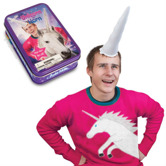 inflatable unicorn horn