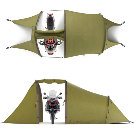 motorcycle garage tent
