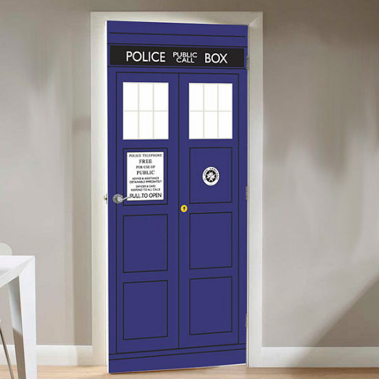 doctor who tardis door decal