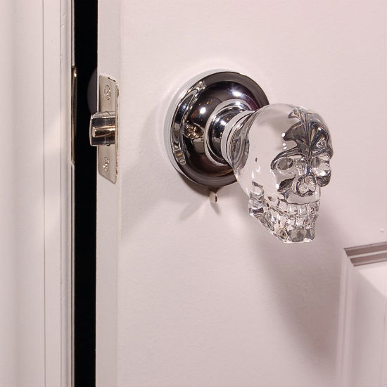 skull doorknob