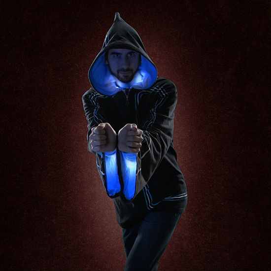 LED wizard hoodie
