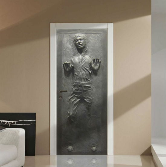 han solo in carbonite wall decal