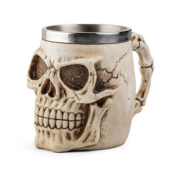 skeleton mug
