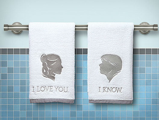 i love you i know hand towels