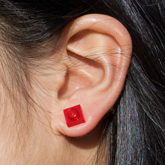 lego stud earrings