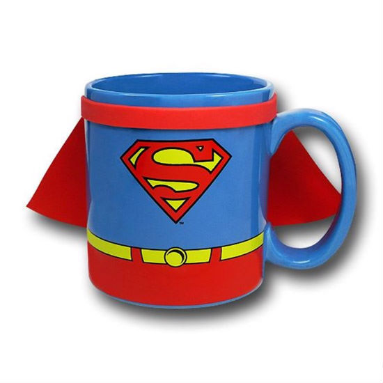 caped superman mug