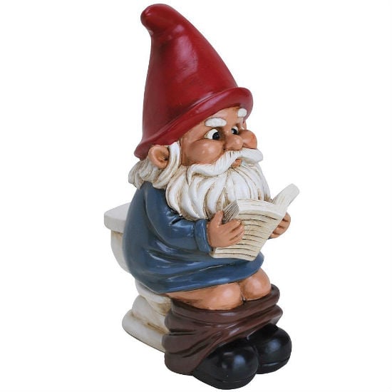gnome on a throne