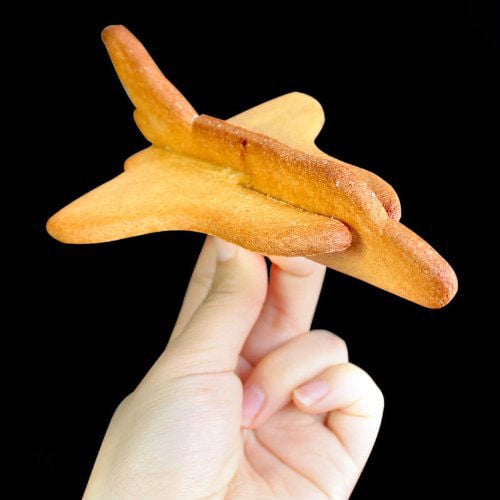 3D spaceship cookie cutters