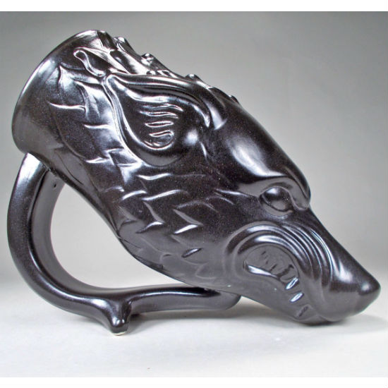 game of thrones dire wolf drinking horn