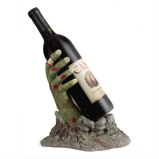 zombie hand wine bottle 