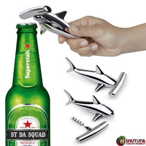 hammerhead shark bottle opener