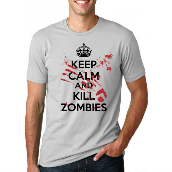 keep calm and kill zombies shirt