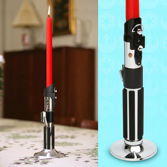 lightsaber candlestick holder 
