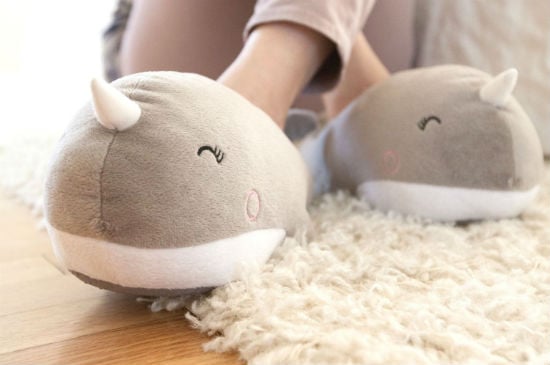 narwhal slippers 
