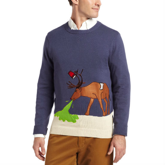 hungover hangover deer ugly christmas sweater