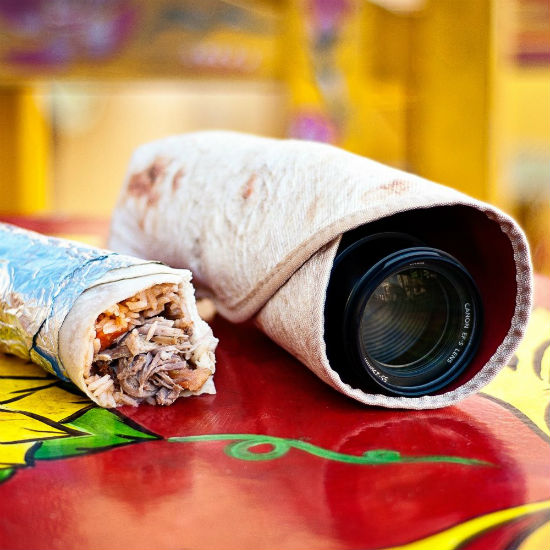 burrito camera lens wrap