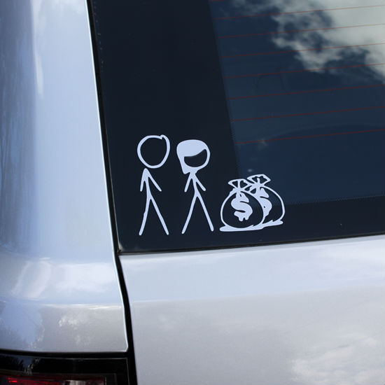 childless family decal