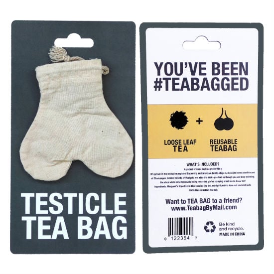 testicle tea bag 