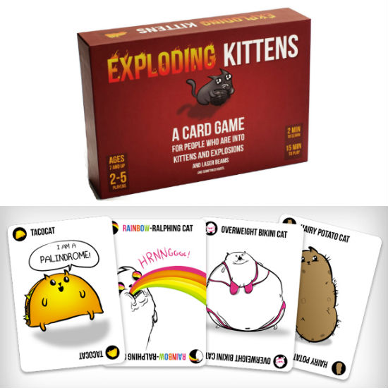exploding kittens card game 