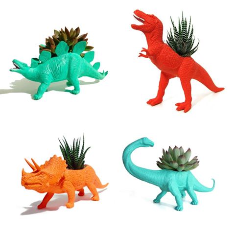 dinosaur-planters