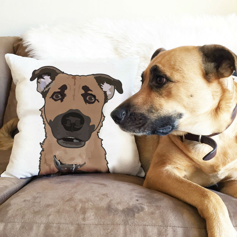 personalized dog pillow 