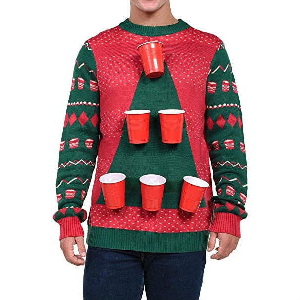 beer pong ugly christmas sweater