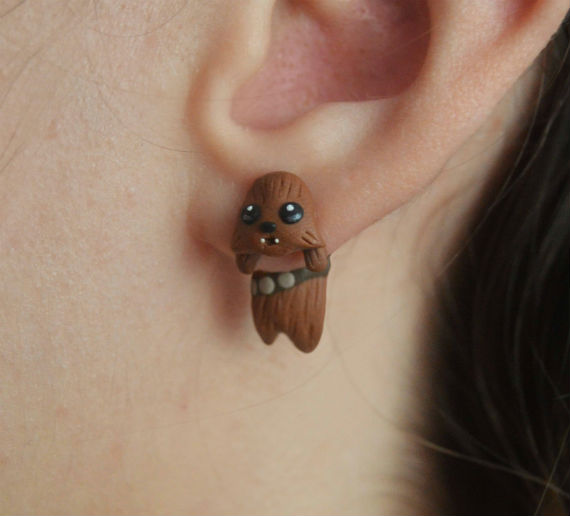 chewbacca earrings 
