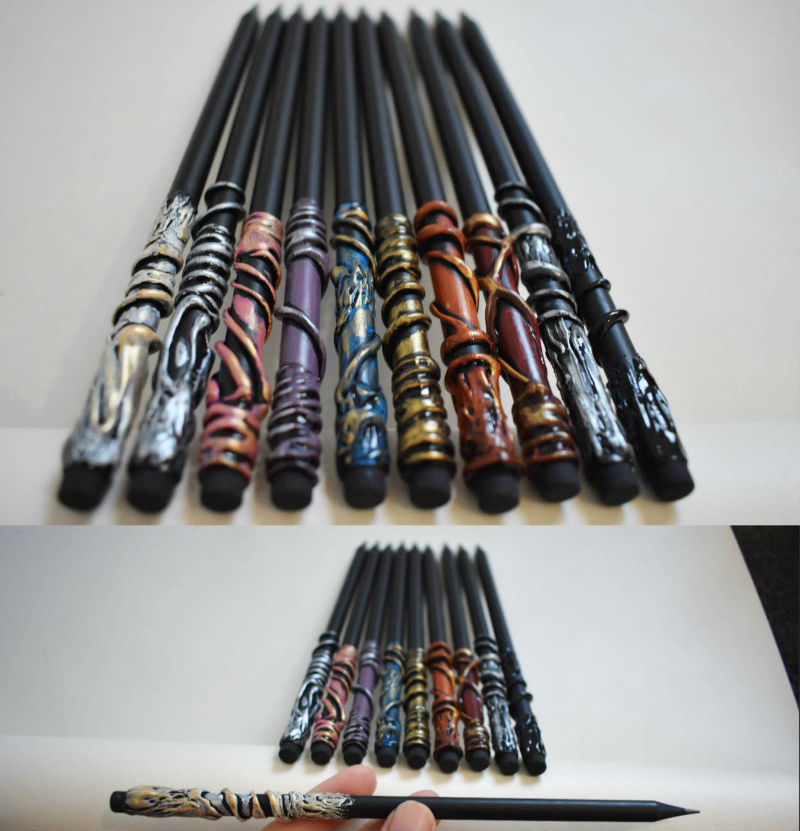 harry potter pencil wands 