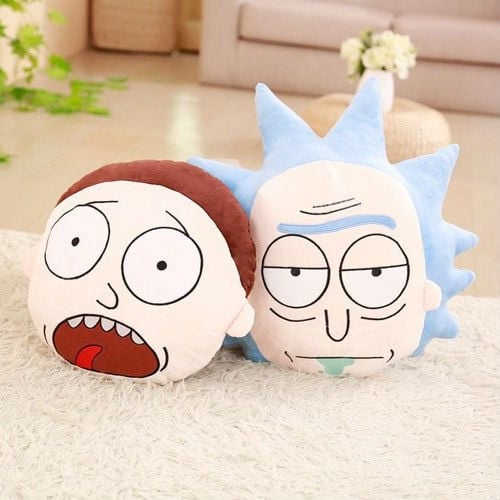 rick and morty throw pillow 