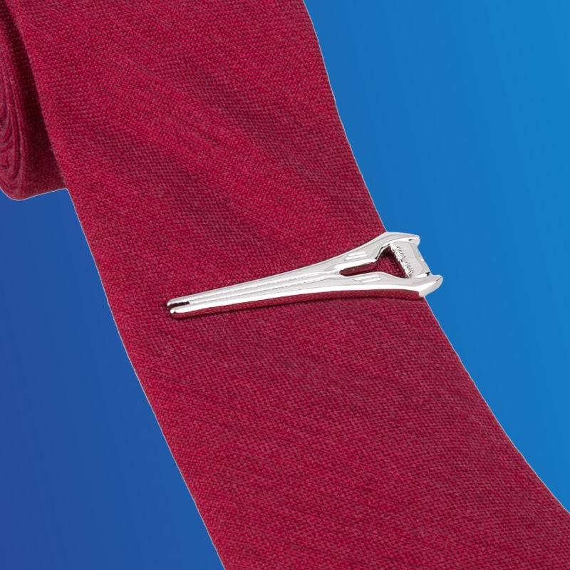 sword shaped tie clips 