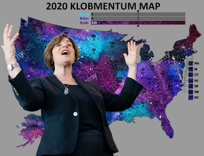 2020 klobmentum map amy klobuchar meme