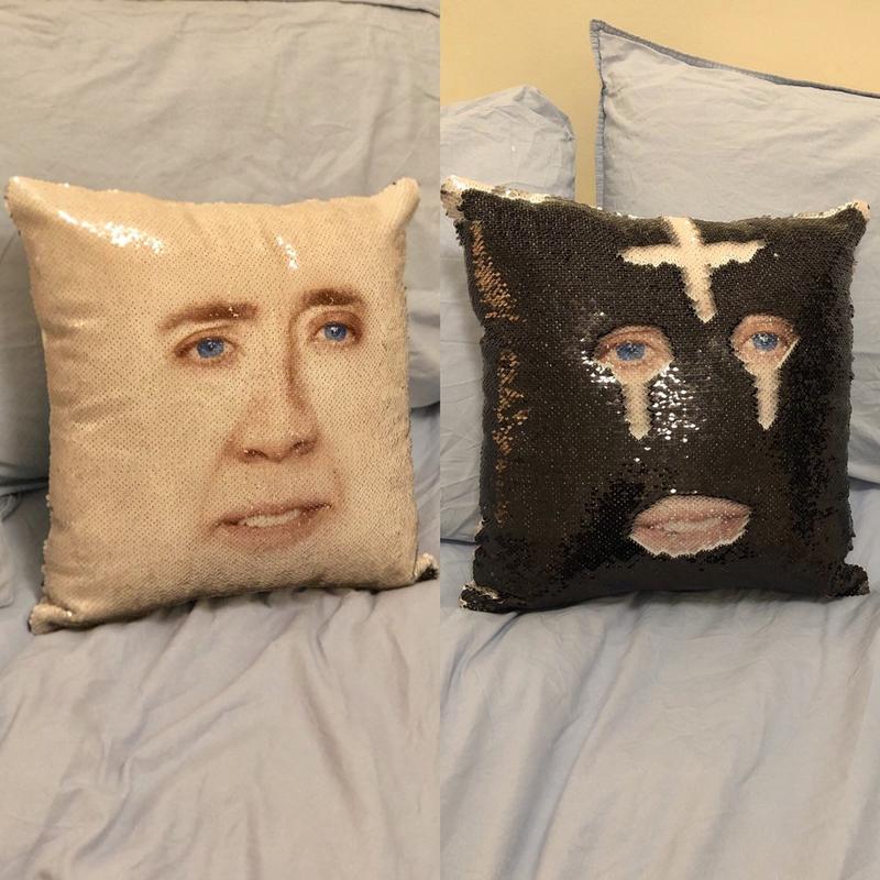nic cage pillow 