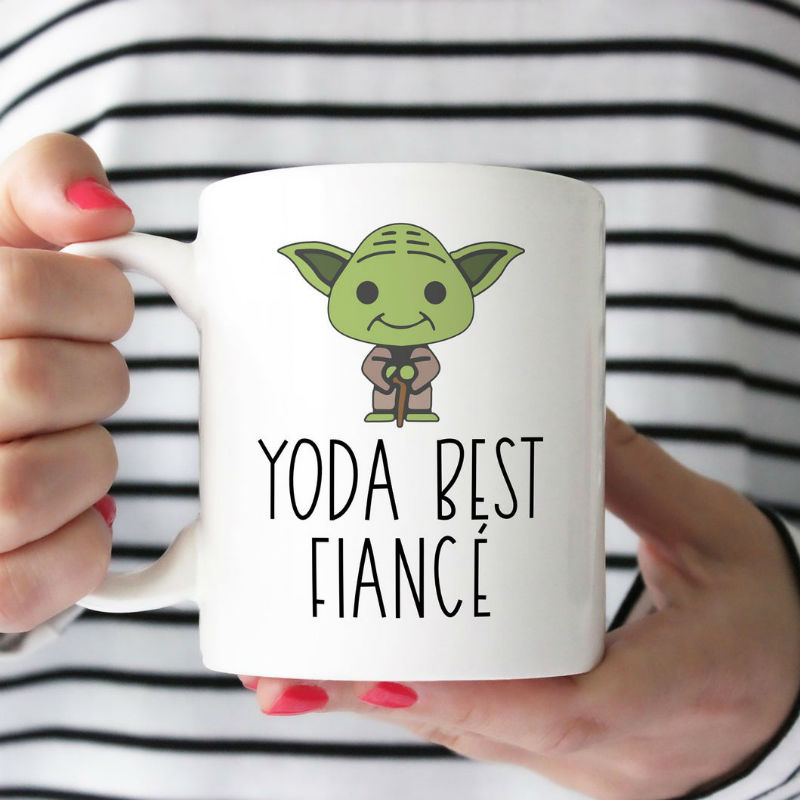 yoda best fiance mug 