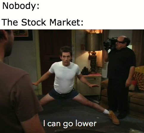 I Can Go Lower Dennis Stock Market Crash Meme - Shut Up ...