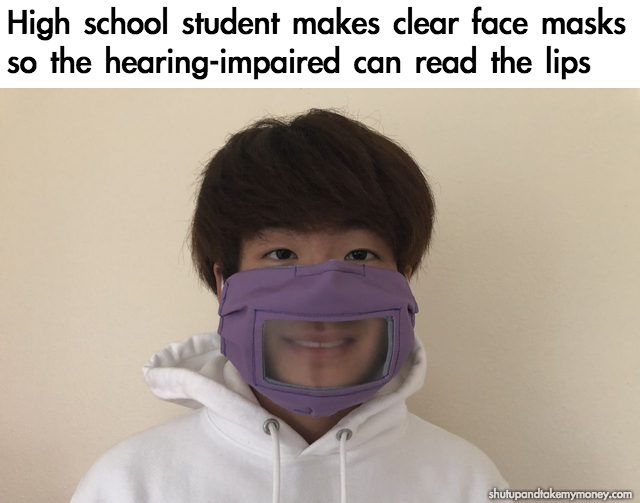 clear face masks for the hearing impaired 