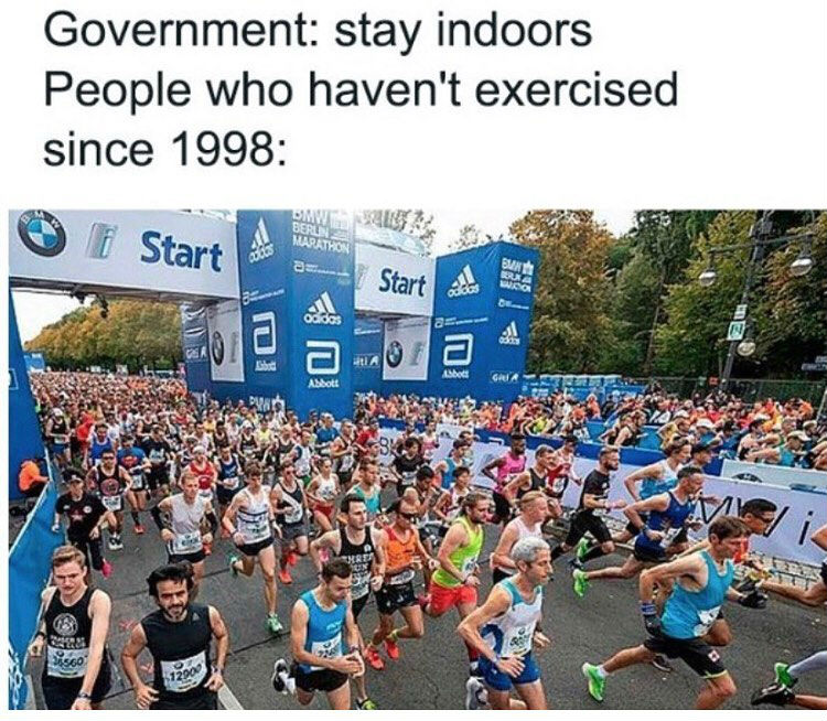 government stay indoors 