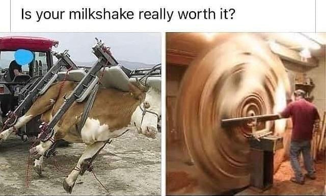 is your milkshake really worth it meme