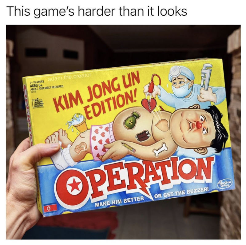 kim jong un edition operation meme