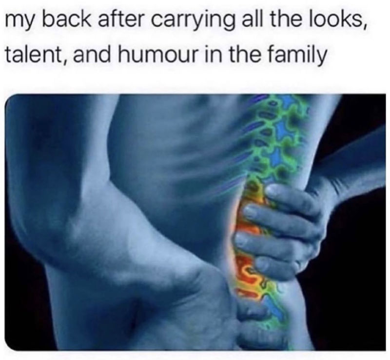 my back after carrying 