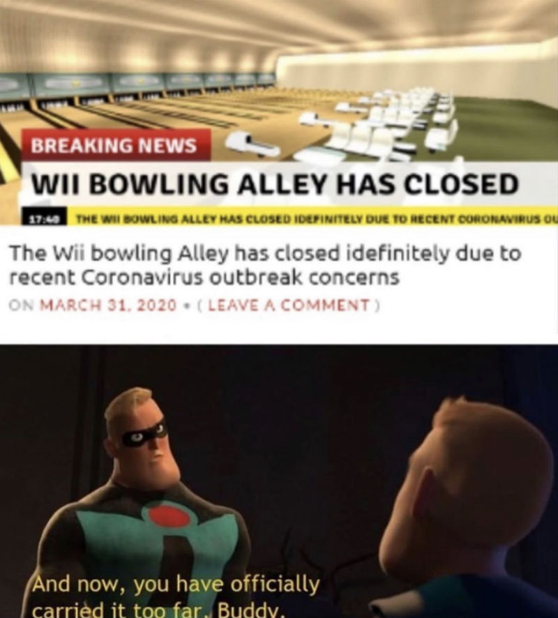 wii bowling alley closed 