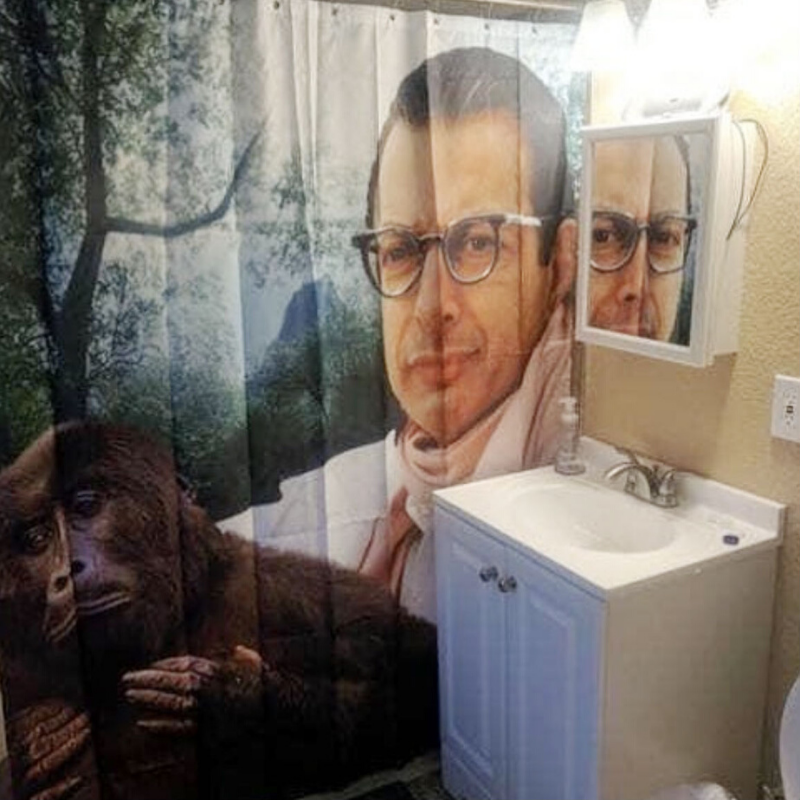 Jeff Goldblum Custom Waterproof Shower Curtain 60x72 Inch Bath Curtains 