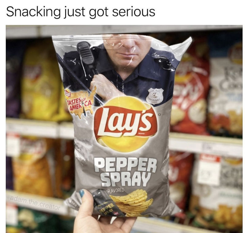 lays pepper spray chips 