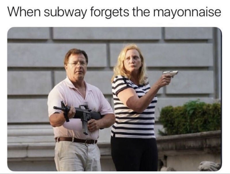 when subway forgets the mayo meme