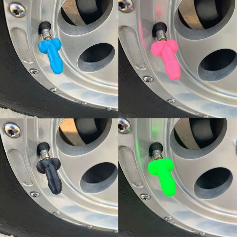 penis cap for car tire STL File
