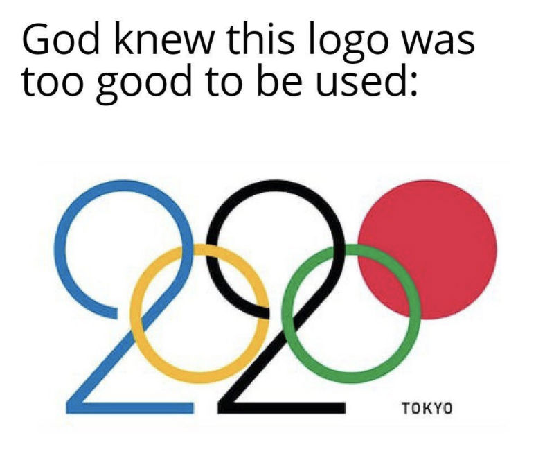 God Knew This Logo Was Too Good To Be Used Japan 2020 Olympic Logo Meme Shut Up And Take My Money