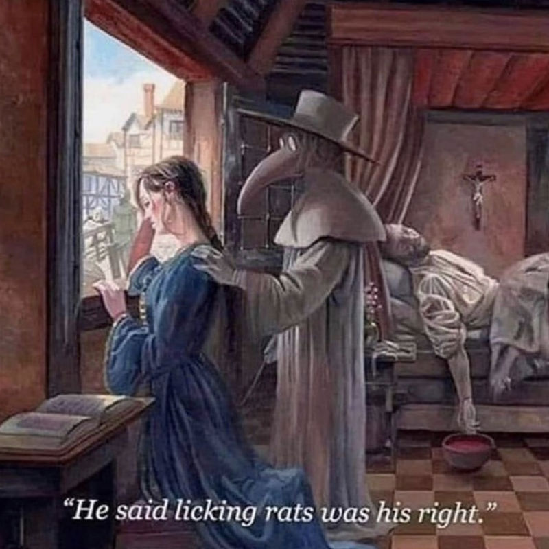 he said licking rats was his right 