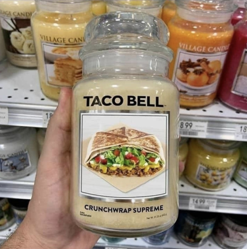 taco bell candle 